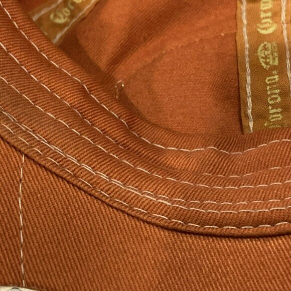 Corona extra Hat HTF Color 2007 Bio-Domes  Cap Bottle Opener Orange Worn Twice - Picture 8 of 10